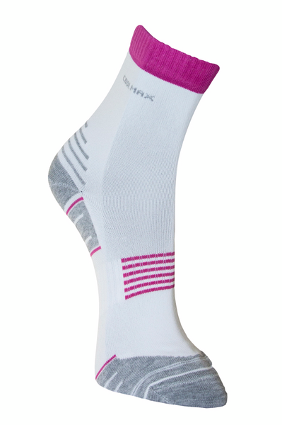 Sukat Tesema Coolmax valkoinen/pinkki