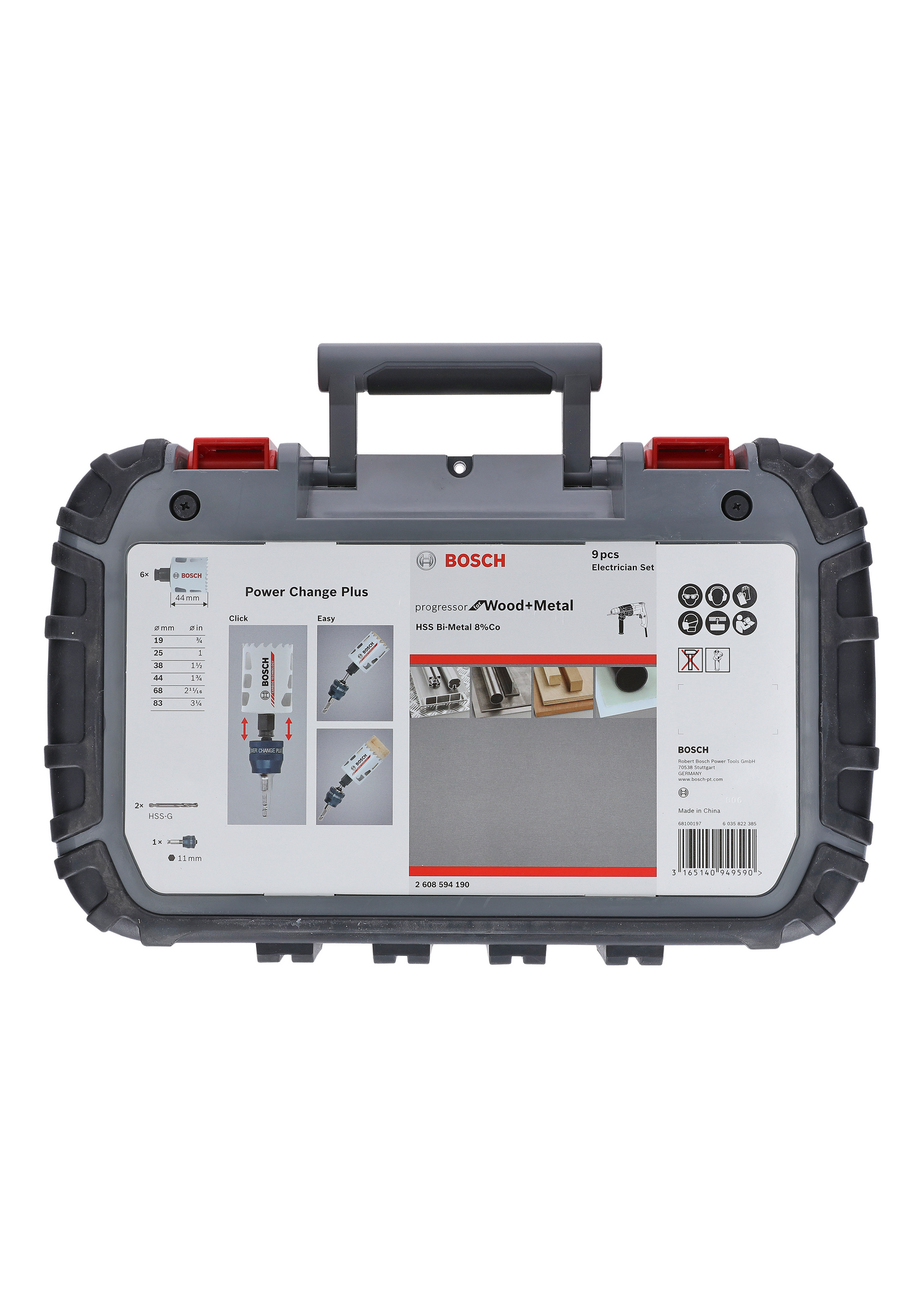 Reikäsahasarja Bosch BIM Powerchange 9kpl 19-83mm