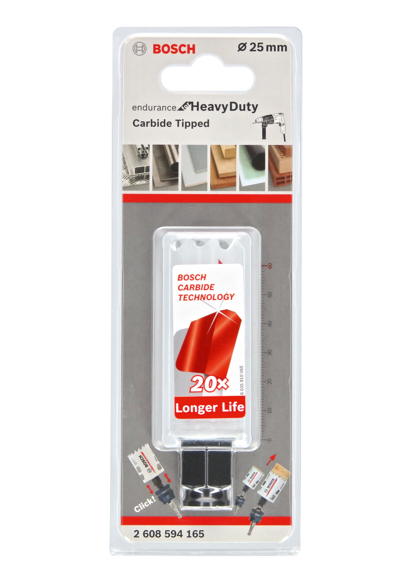 HÅLSÅG CARBIDE POWERCHANGE 25MM L60MM