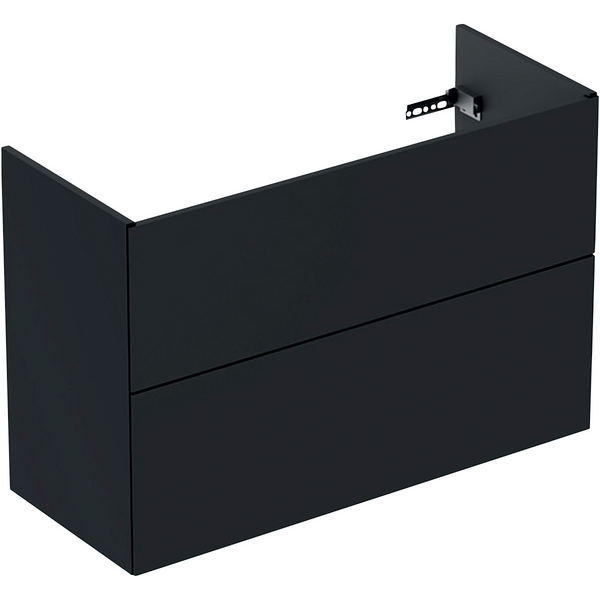 Allaskaappi IDO Elegant L90 K60 S36,6cm Compact musta