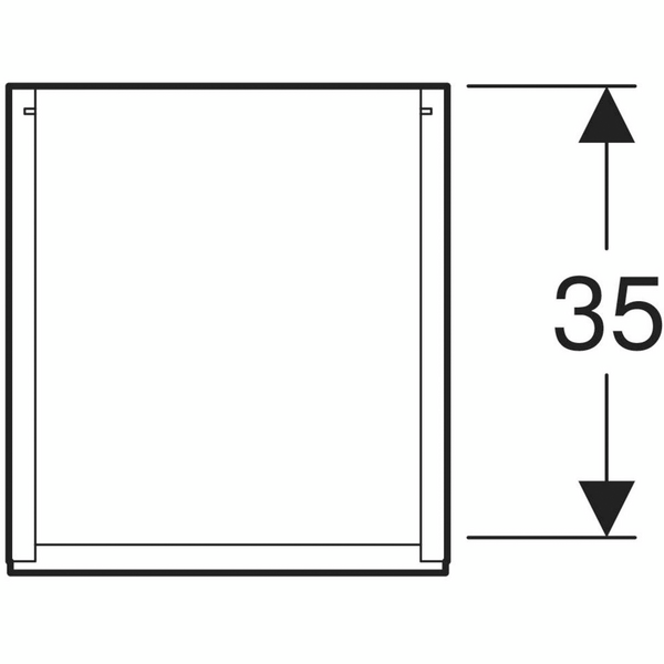 Korkea kaappi IDO Elegant L33 K165 S36,6cm tummanharmaa