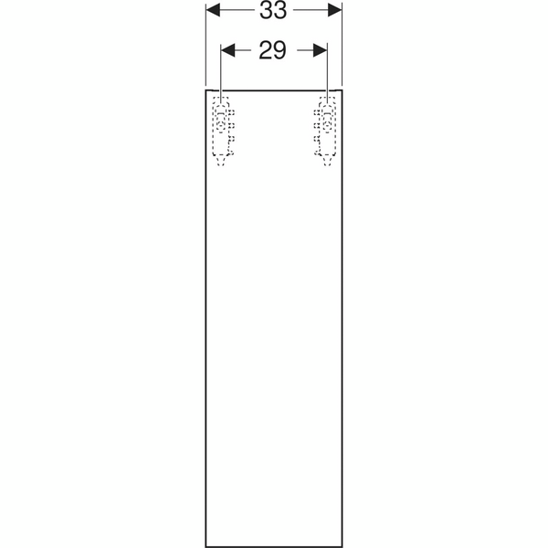 Puolikorkea kaappi IDO Elegant L33 K110,5 S21cm tummanharmaa