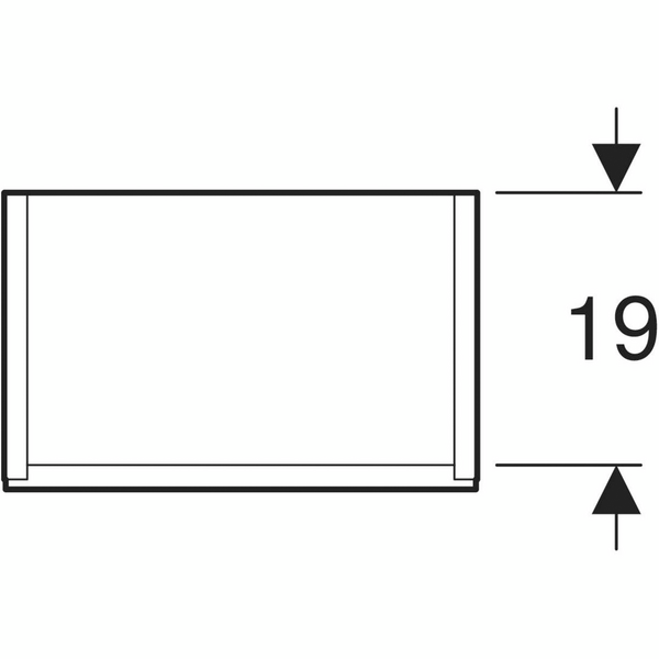 Puolikorkea kaappi IDO Elegant L33 K110,5 S21cm tummanharmaa