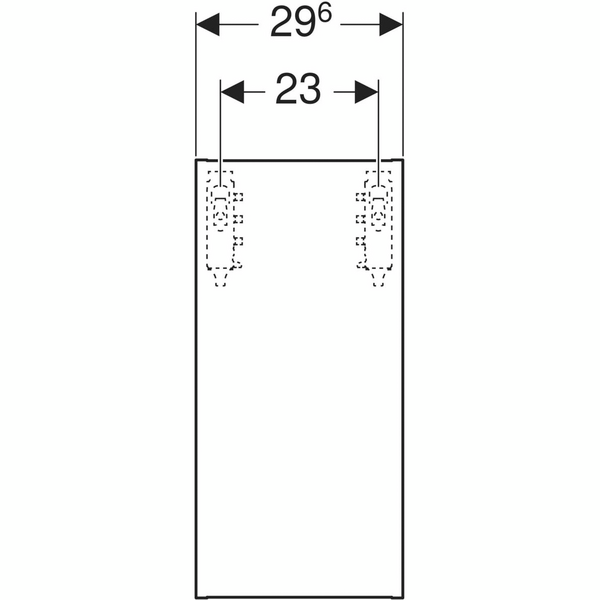 Seinäkaappi IDO Elegant L29,6 K63,3 S13,4cm tummanharmaa