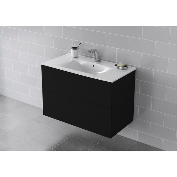 Allaskaappi IDO Elegant L90 K60 S46,6cm musta