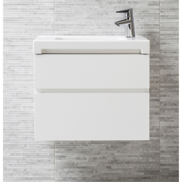 Allaskaappi IDO Glow Square valkoinen kahdella laatikolla