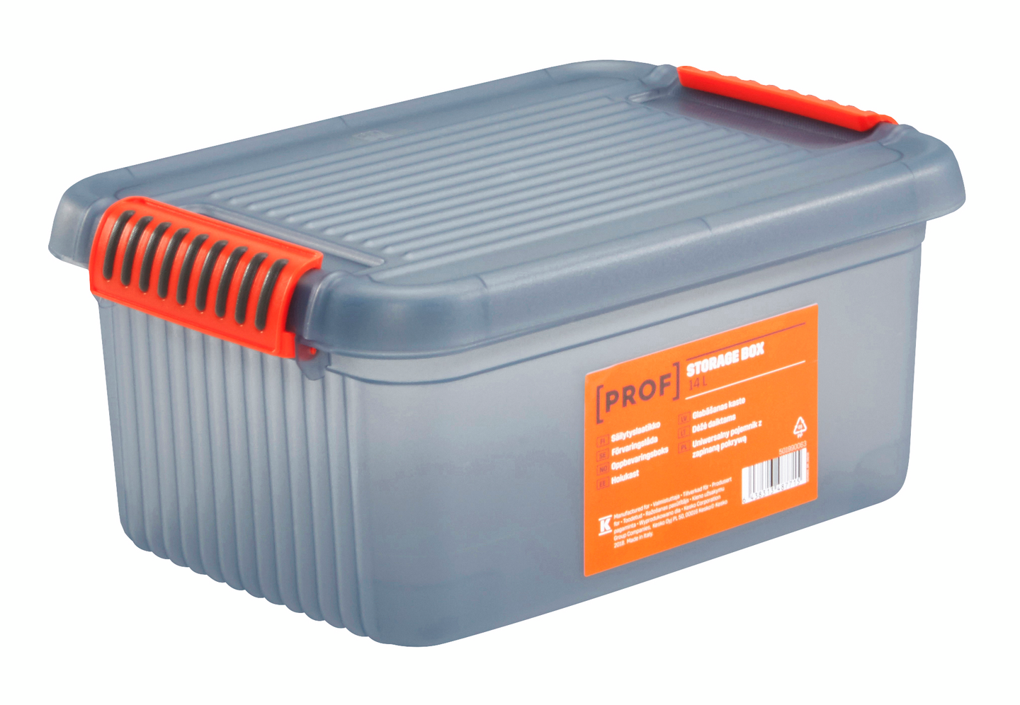 Säilytyslaatikko PROF 14l 39x29x18cm kannellinen