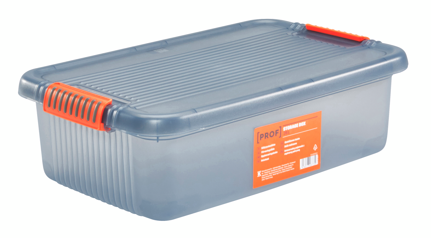 Säilytyslaatikko PROF 28l 59x39x18cm kannellinen