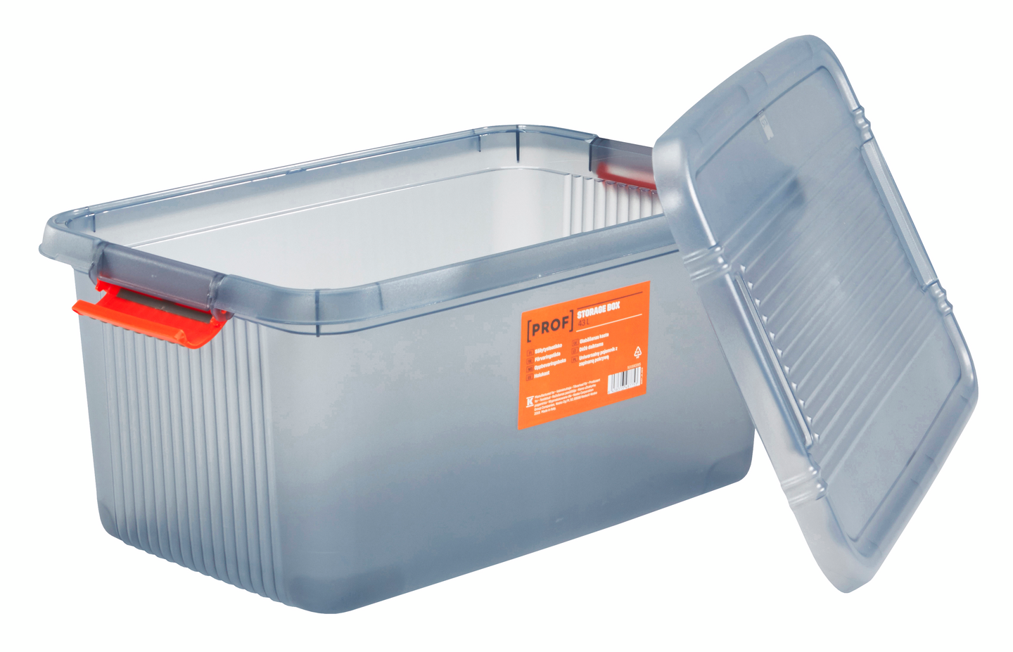 Säilytyslaatikko PROF 43l 59x39x28cm kannellinen