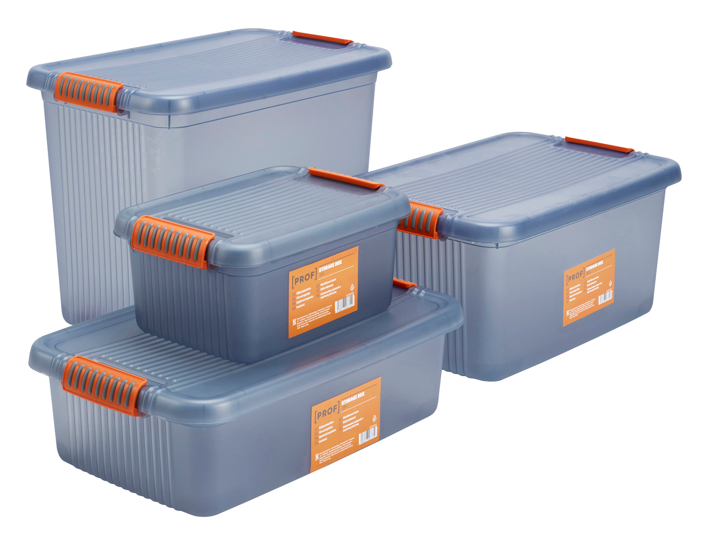 Säilytyslaatikko PROF 43l 59x39x28cm kannellinen