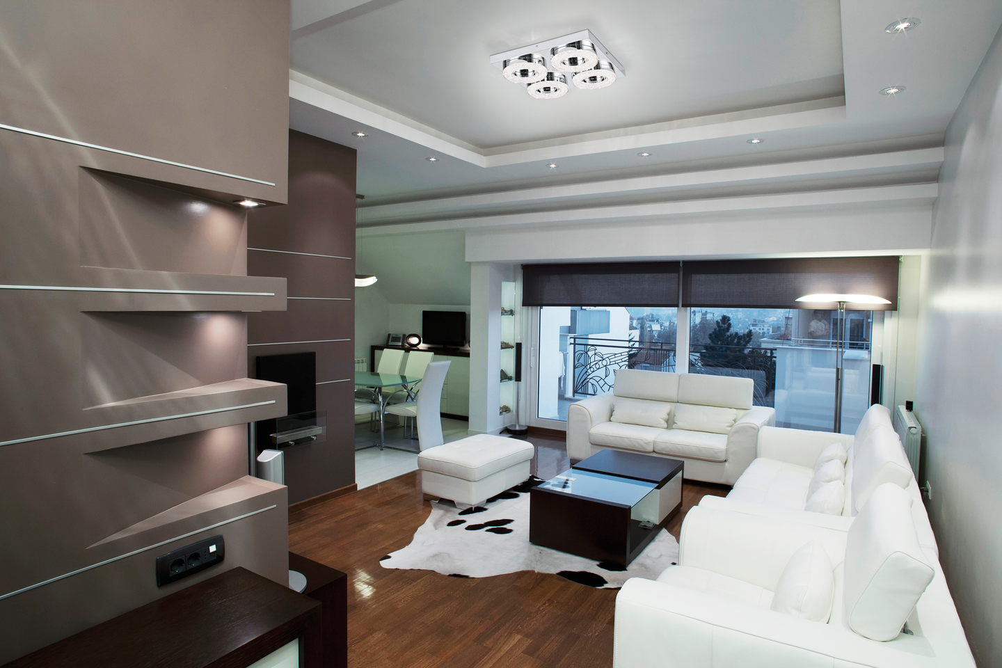 Plafondi EGLO Fradelo 4W led kromi