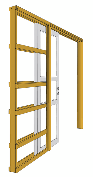 Liukuovirunko Swedoor 1125/66 92mm lukittava