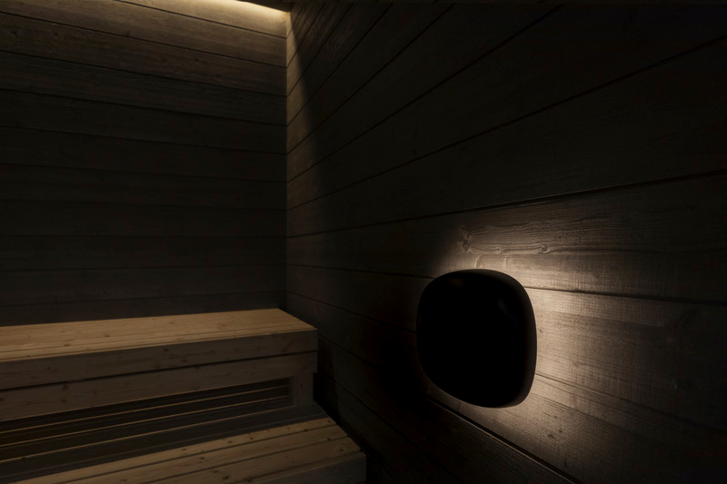 Saunavalaisin Highline Löyly led musta IP55