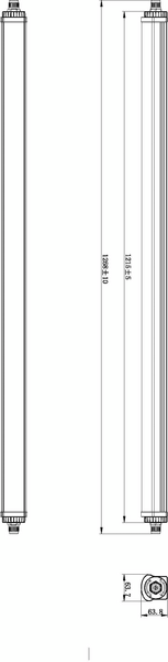 Yleisvalaisin PROF Easyproof led 34W 840 4080lm 1200mm IP65