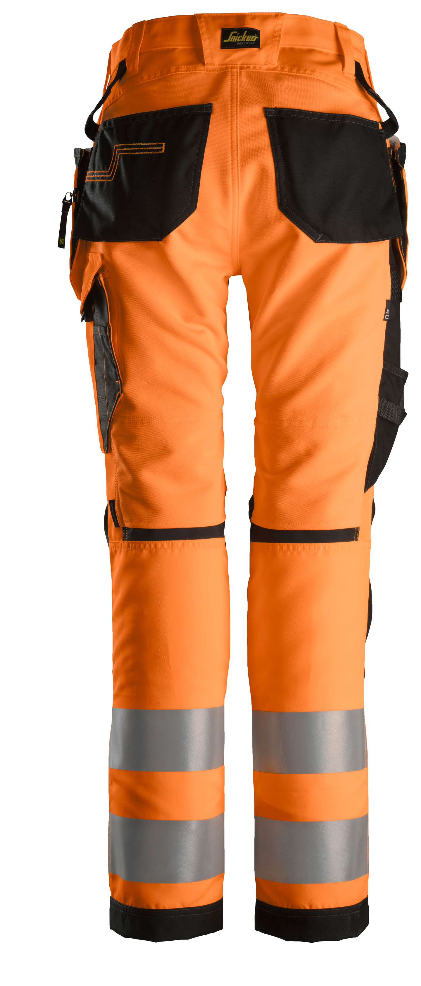 Huomiohousut Snickers AllroundWork+ naisten lk2 6730 oranssi-musta