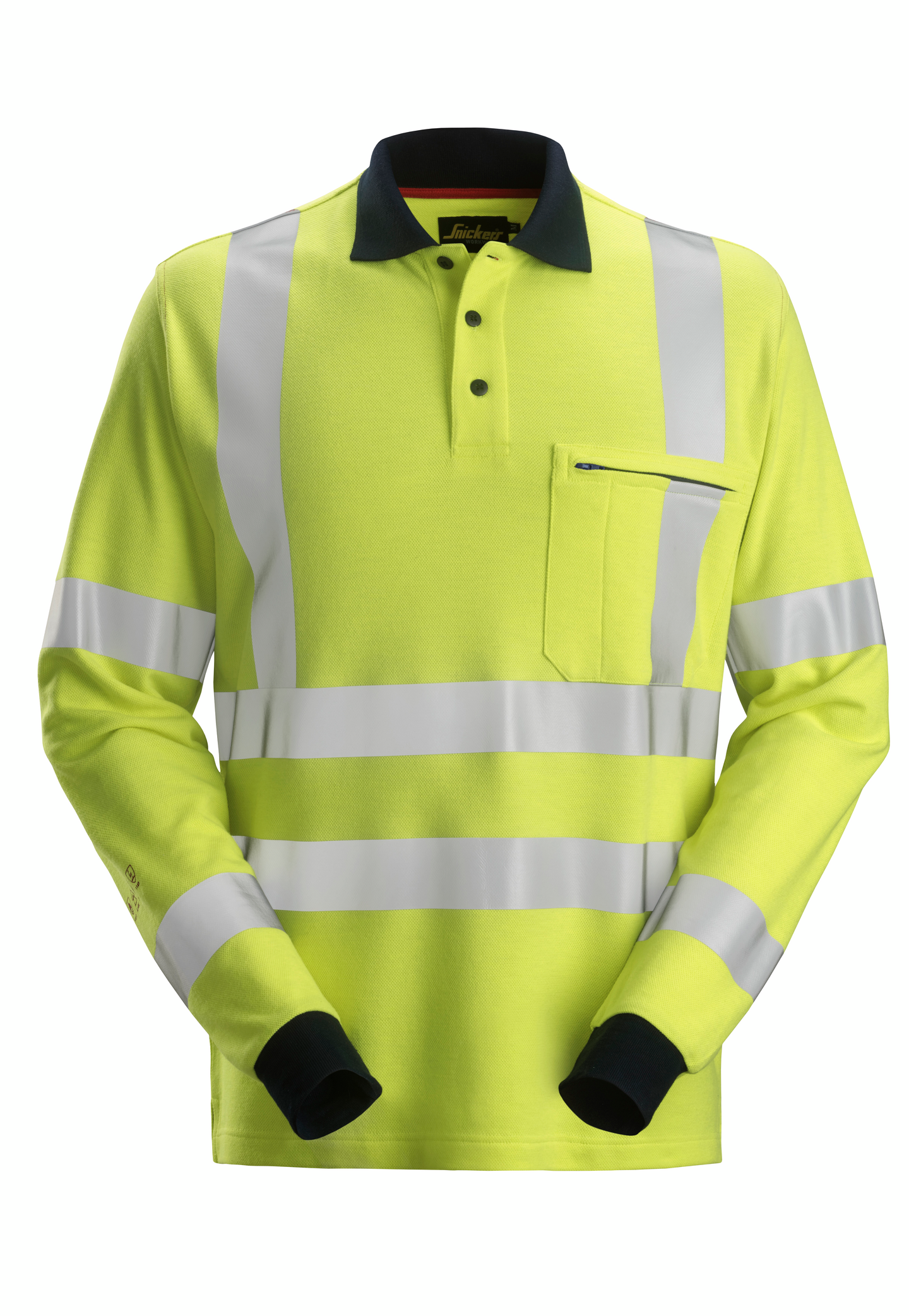 Huomiopikeepaita Snickers ProtecWork pitkät hihat lk3 2661 kelt.-Navy