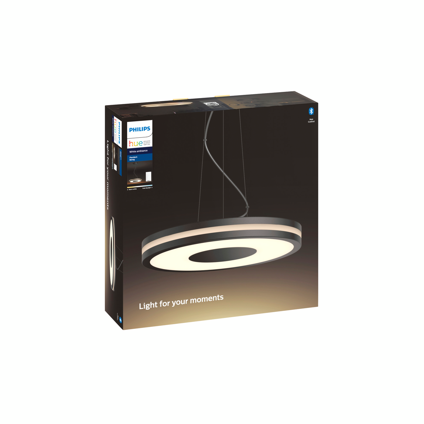 Riippuvalaisin Philips Hue Being musta 1X33.5W 24V