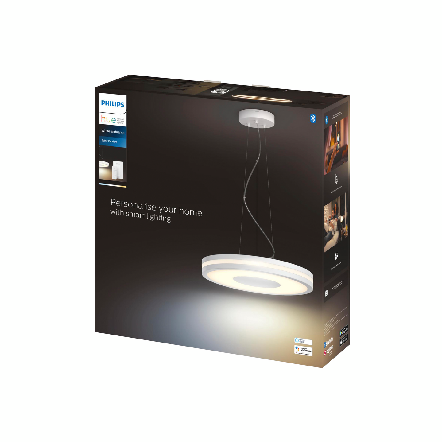 Riippuvalaisin Philips Hue Being valkoinen 1x33.5W 24V