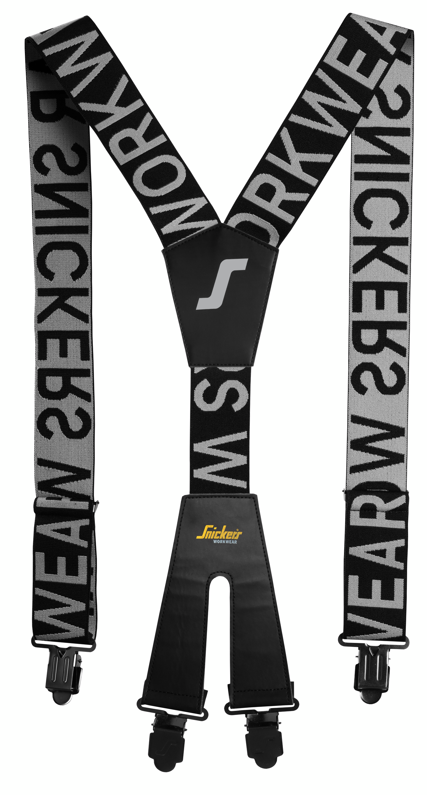 Henkselit Snickers 9064-0458 musta-harmaa One Size