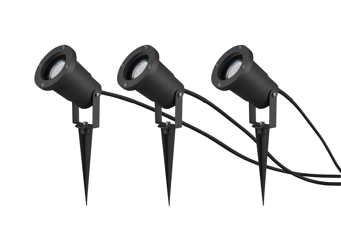 Ulkokohdevalaisin TRIO Ubangi 3xGU10 antrasiitti