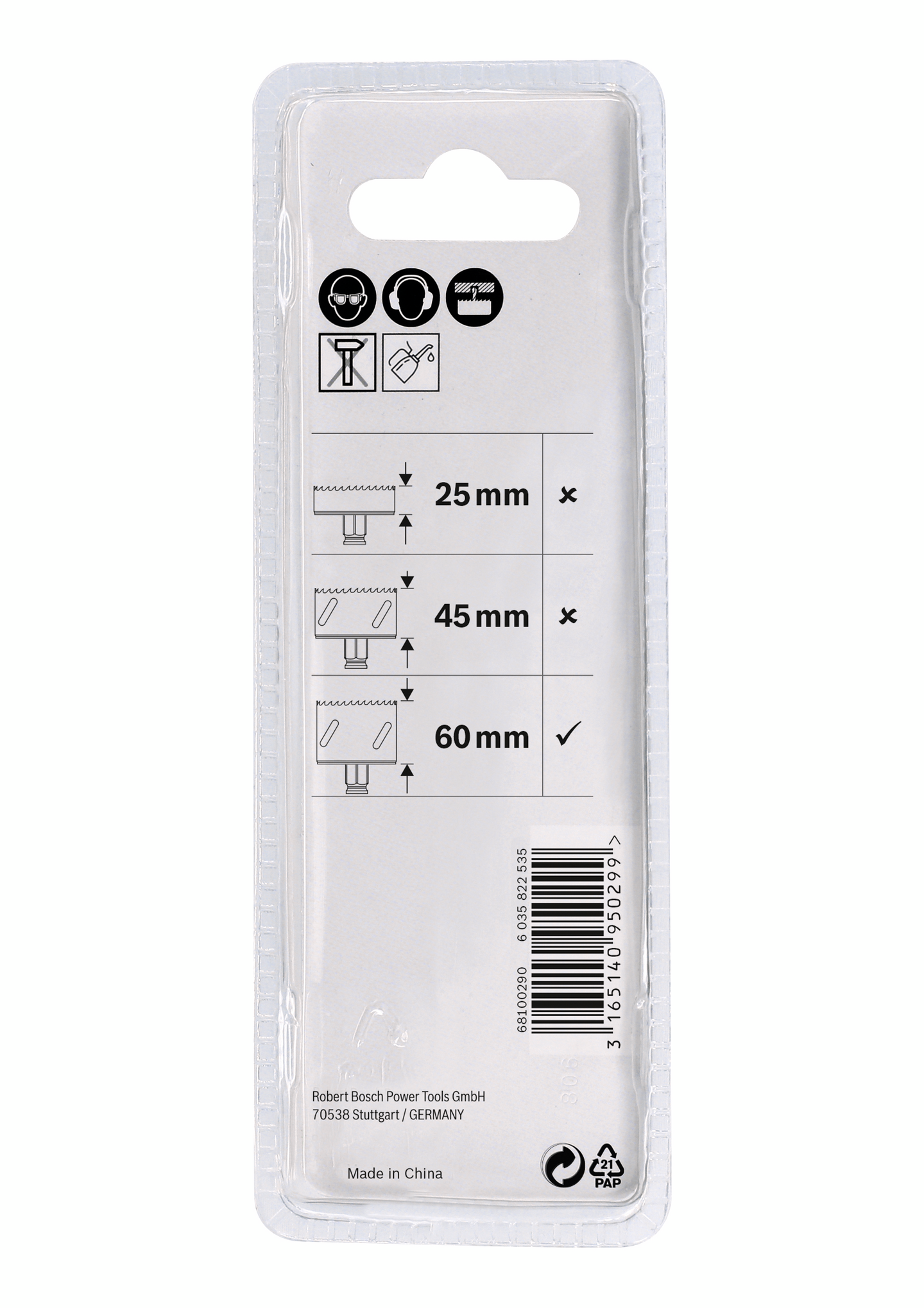 BORR SDS-PLUS 5X100/165MM 4-SKÄR
