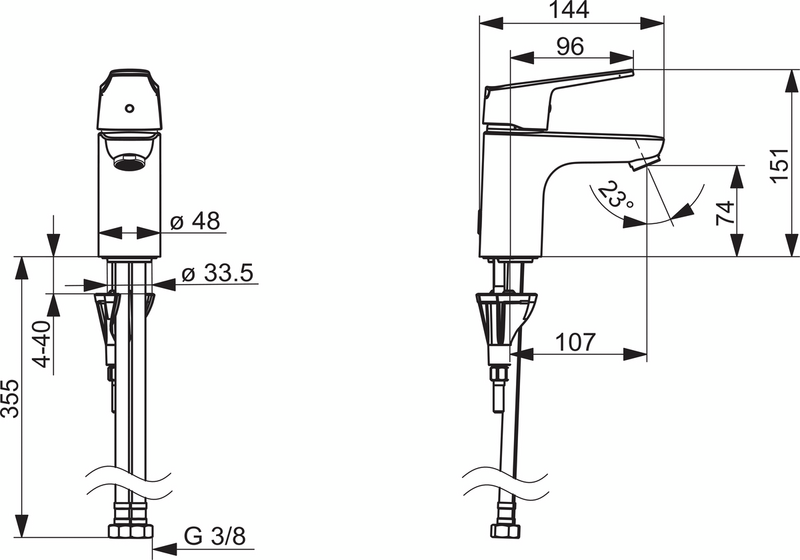 Pesuallashana Oras 1810FG-33 Vega musta