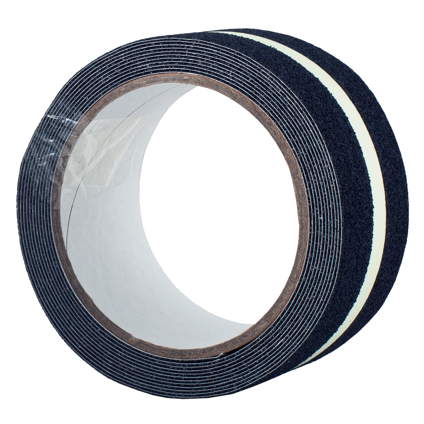 Liukuesteteippi itsevalaiseva 50mmx3m pimeähohtomusta