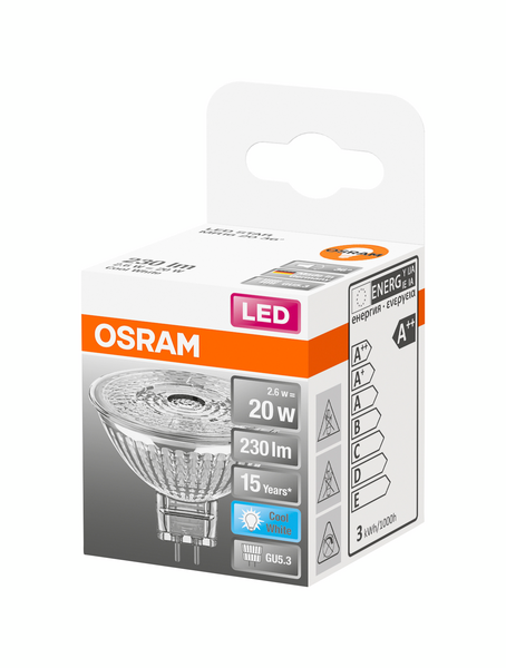Led-kohdelamppu Osram Star 230lm 840 GU5.3
