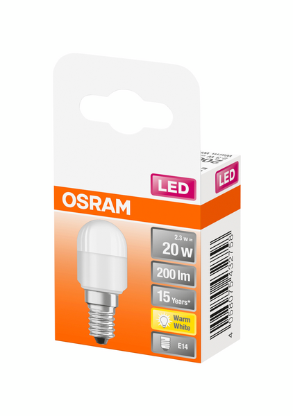 Led-lamppu OSRAM T26 Special 200lm 827 E14 himmeä