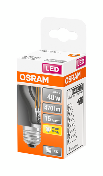 Led-pienkupulamppu OSRAM Star 470lm 827 E27 kirkas