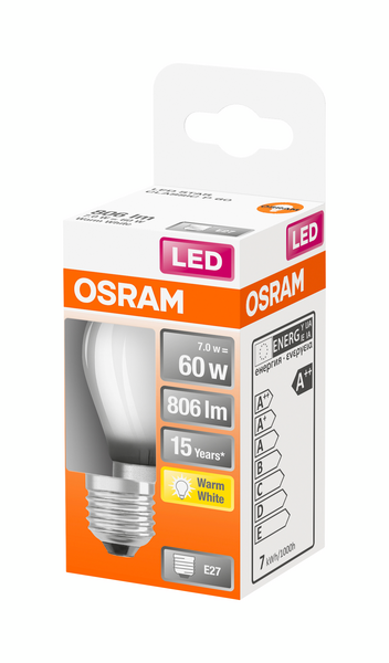 Led-pienkupulamppu OSRAM Star 806lm 827 E27 himmeä