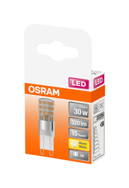 Led-lamppu OSRAM Star PIN 320lm 827 G9