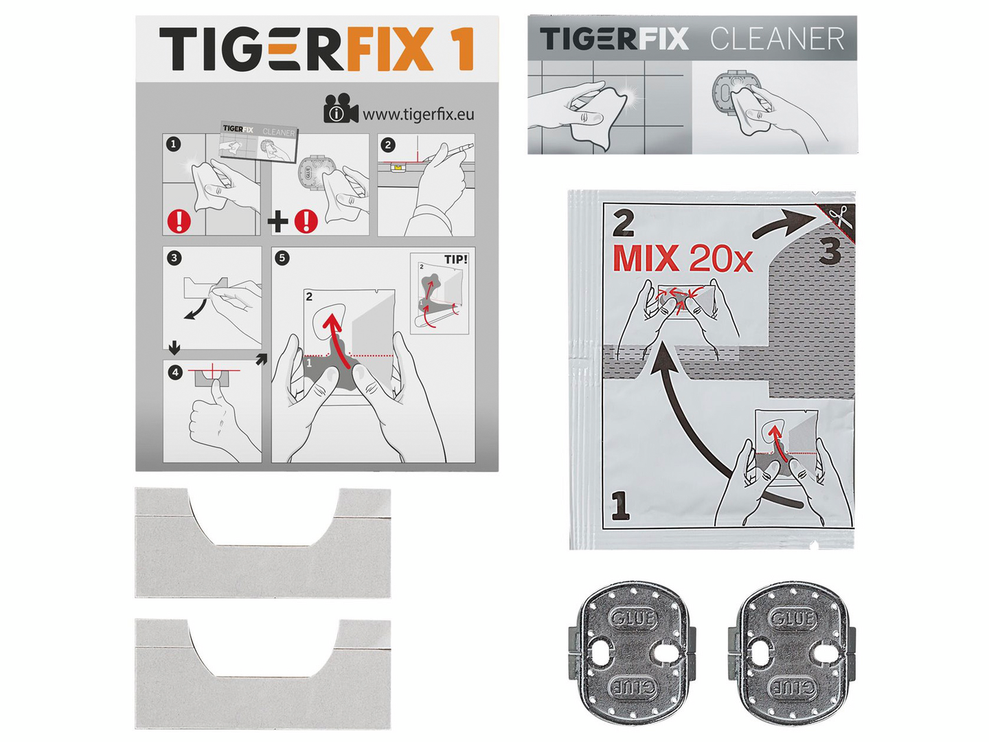Kiinnitysmassa tigerfix 1