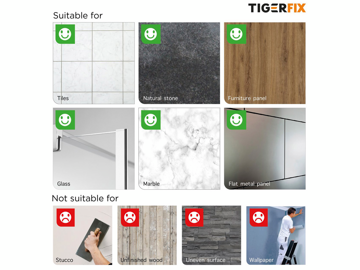 Kiinnitysmassa tigerfix 1