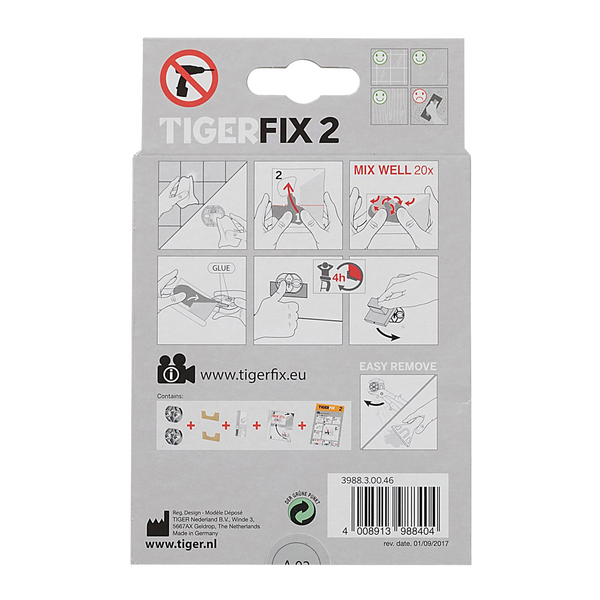 Kiinnitysmassa tigerfix 2