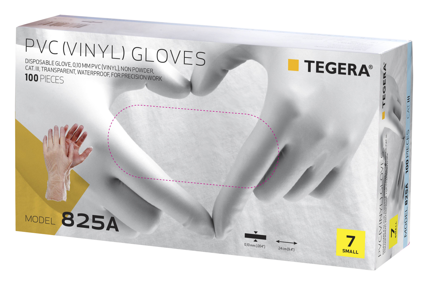Kertakäyttökäsineet TEGERA 825A 100kpl