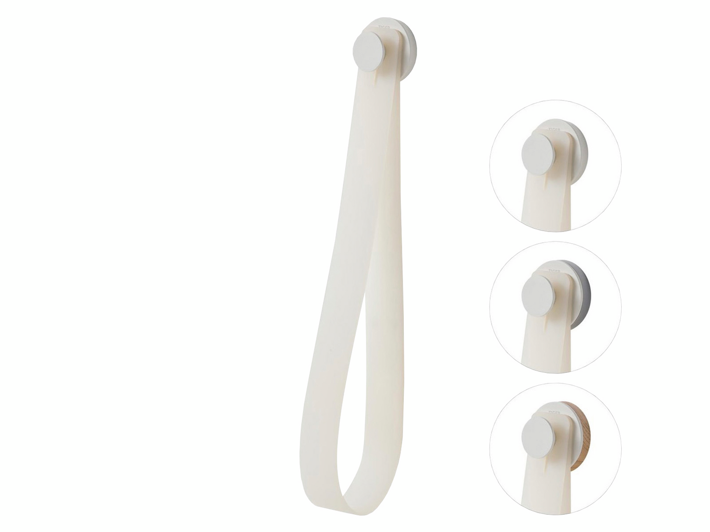 Wc-vararullateline Tiger urban valkoinen