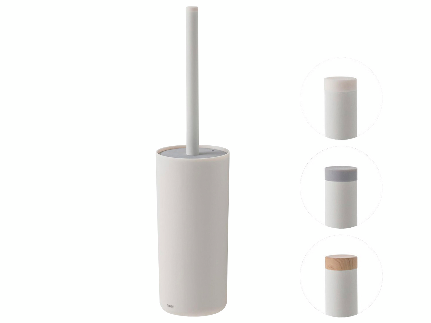 Wc-harja ja pidike Tiger urban vapaasti seisova valkoinen