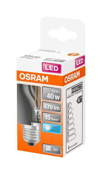 Led-pienkupulamppu OSRAM Star 470lm 840 E27 kirkas