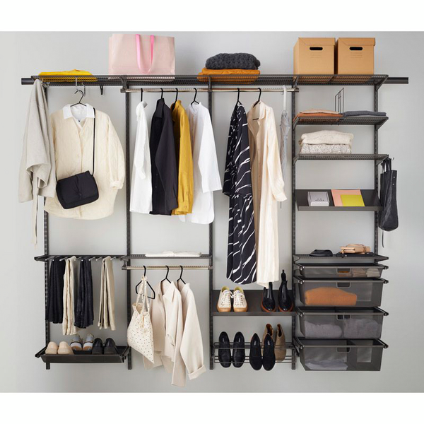 Kenkähylly Elfa 605x430mm ulosvedettävä graphite 482625