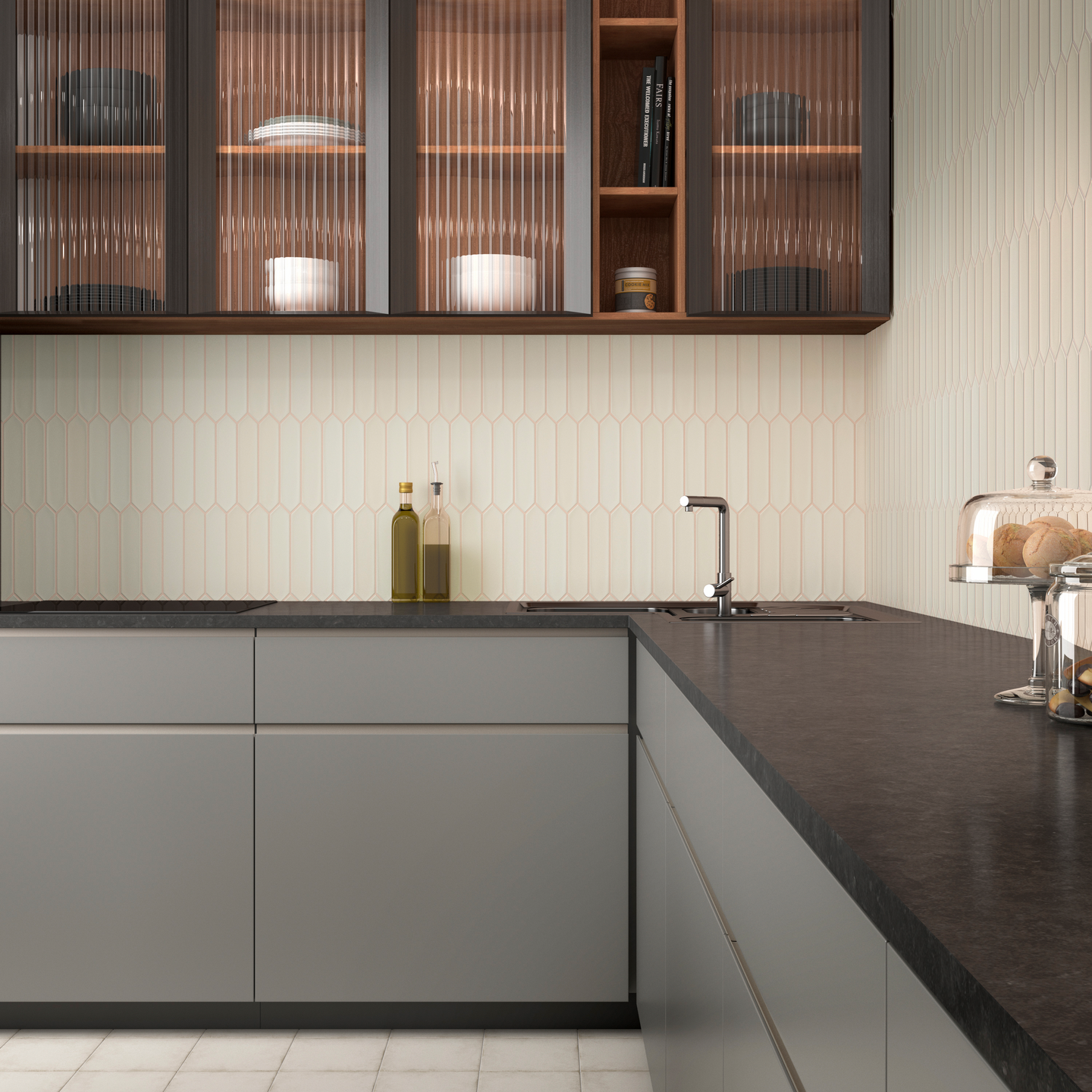 KAKEL LANSE CELLO 5X25 MUSLIN MATT 0,5M2, (K)