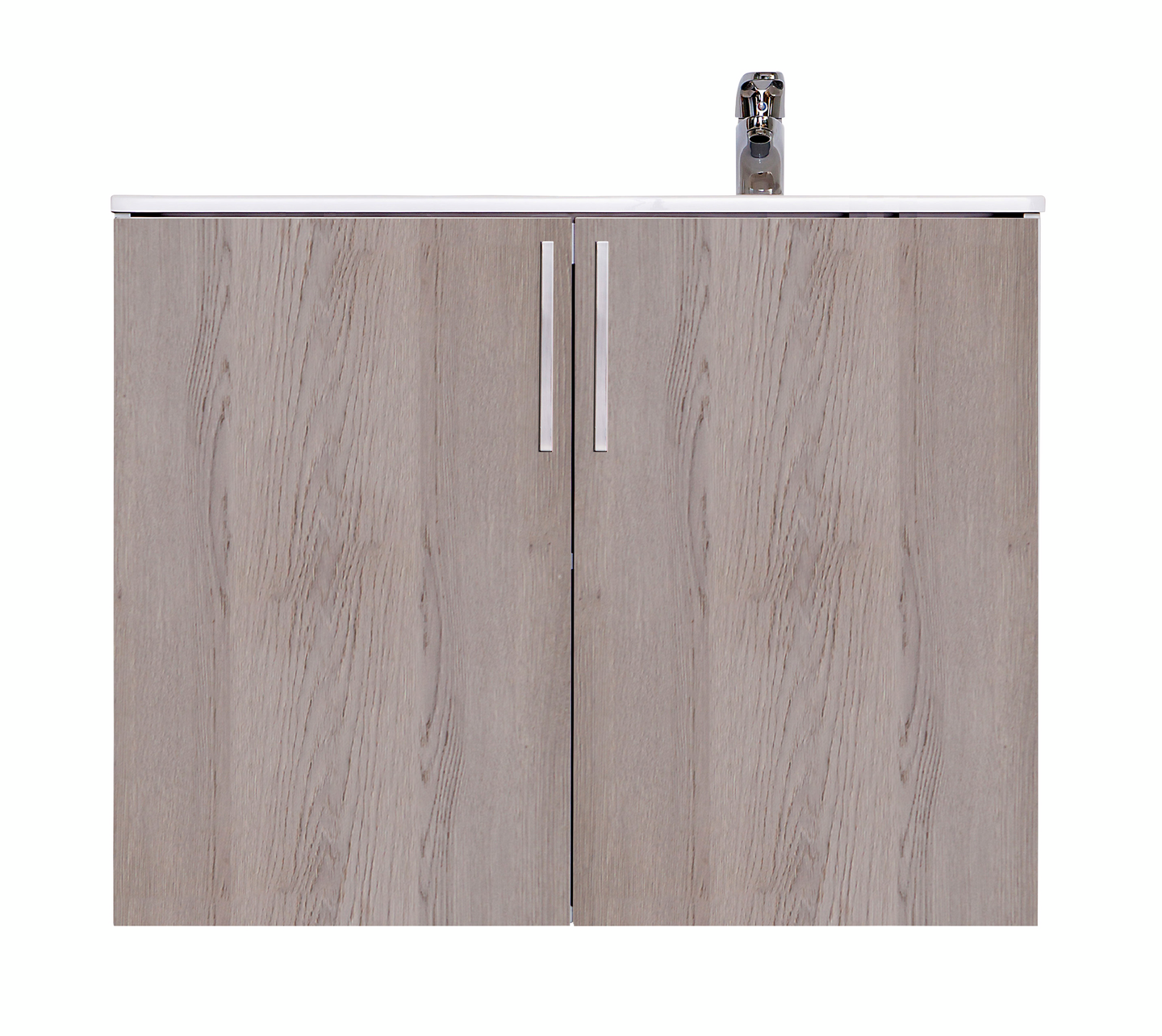 Allaskaappi Finnmirror Classic 90 oikea valumarmorialtaalla harmaa tammi