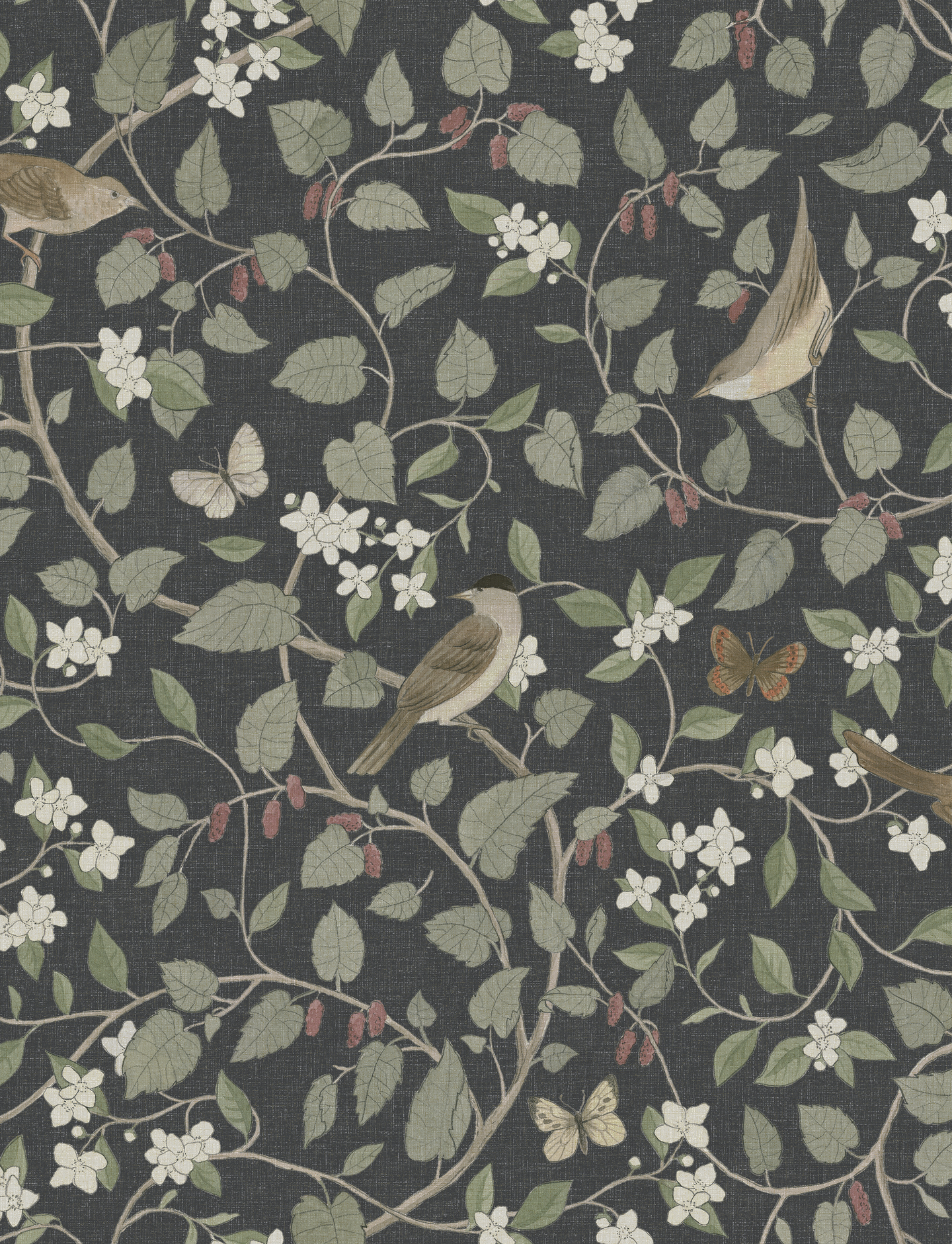 Tapetti Boråstapeter Flowery 2057 10,05m kuitu