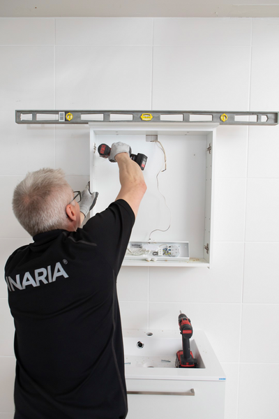 Peilikaappi Finnmirror 80 vaalea tammi