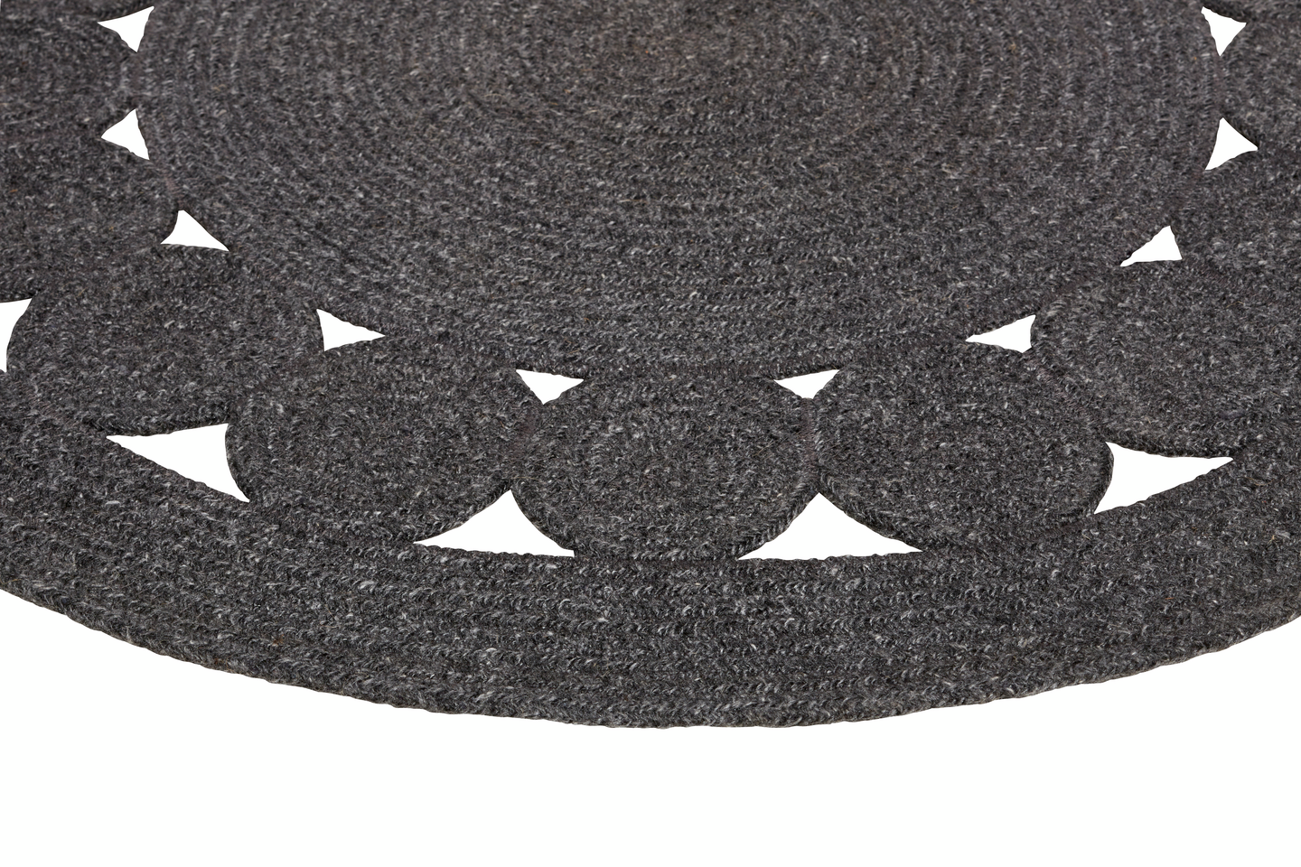 Sisustusmatto Cello Pet pyöreä halkaisija 90cm harmaa