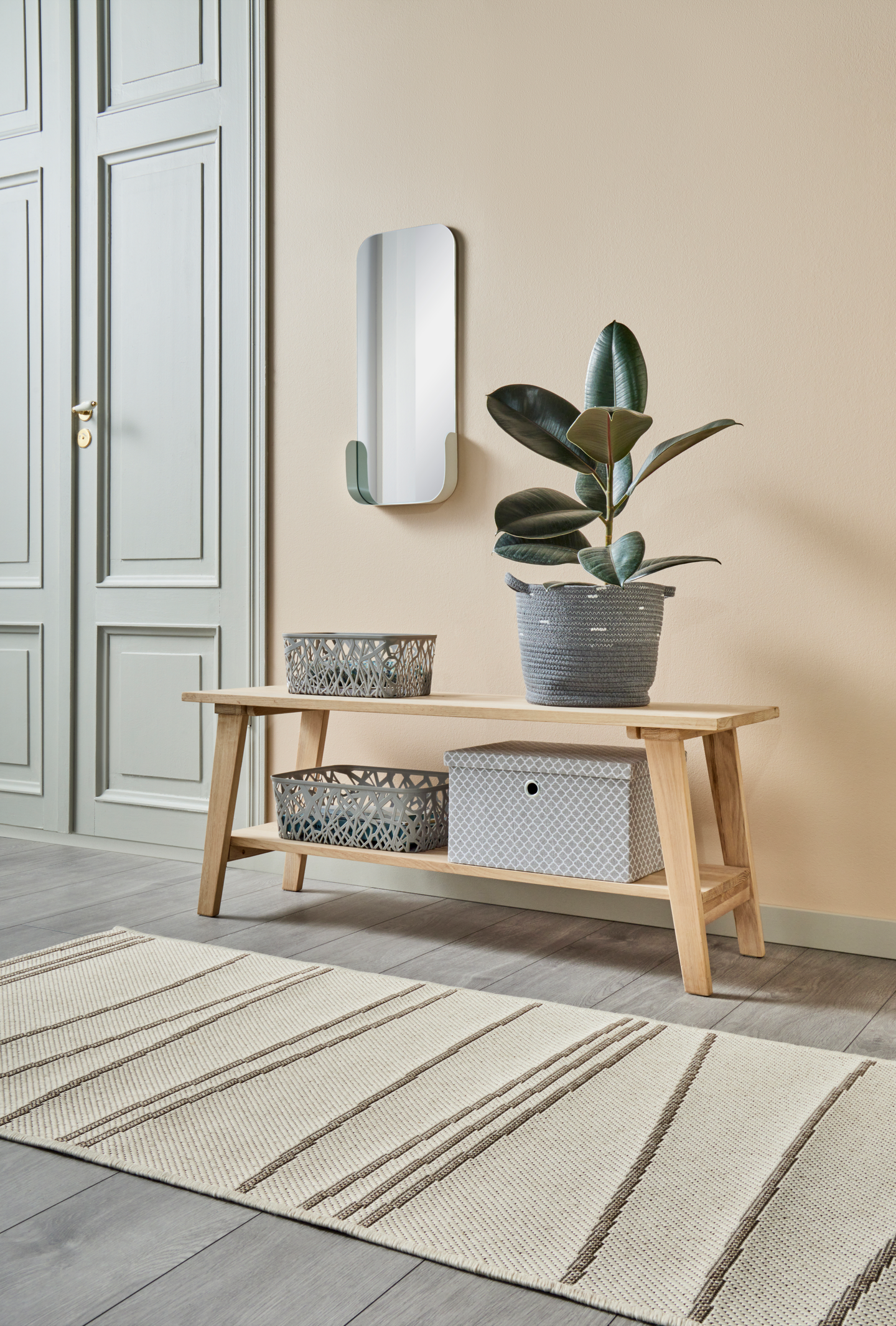 Matto Cello Horisontti  133x190cm vaalea/beige