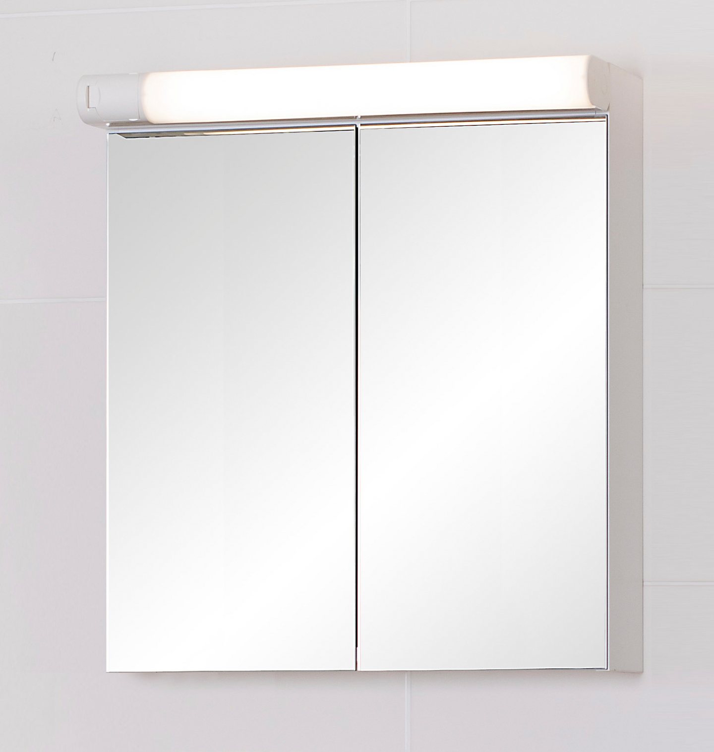 Peilikaappi Finnmirror 60 valkoinen led-valaisimella