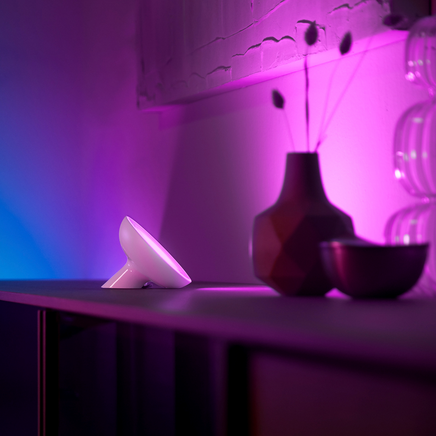 Pöytävalaisin Philips Hue Bloom 500lm valkoinen