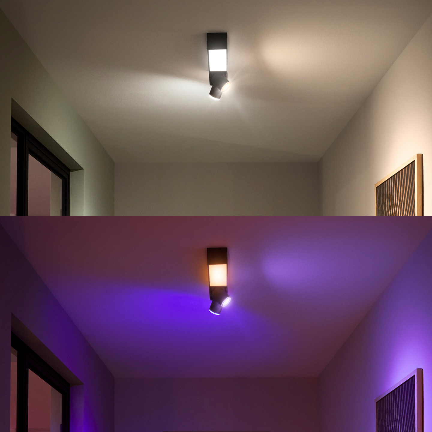 Kattovalaisin Philips Hue Centris 1540lm musta