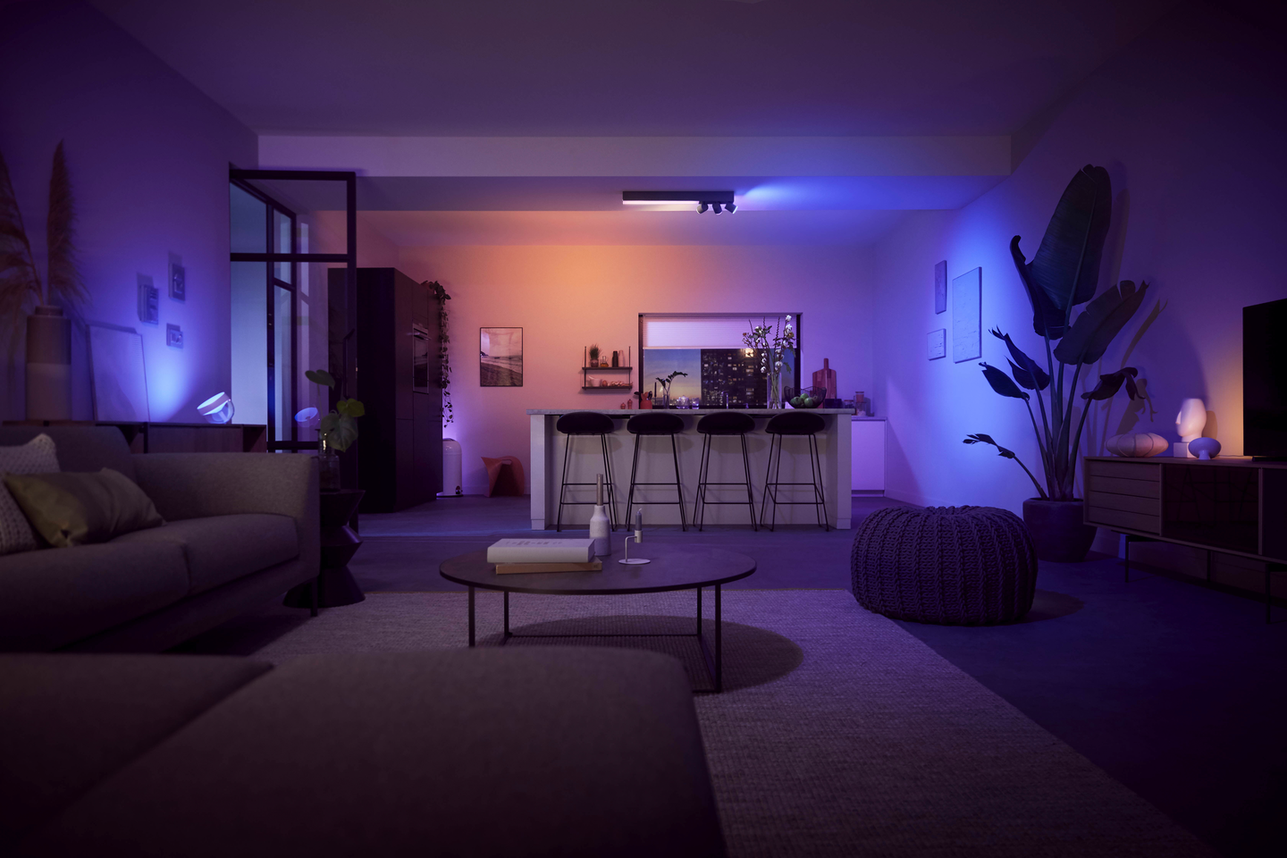 Kattovalaisin Philips Hue Centris 3550lm musta